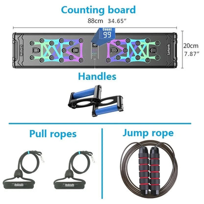 Counting Folding Push up Board Multifunctional Exercise Table Abdominal Muscle Enhancement Gym Sports Portable Fitness Equipment