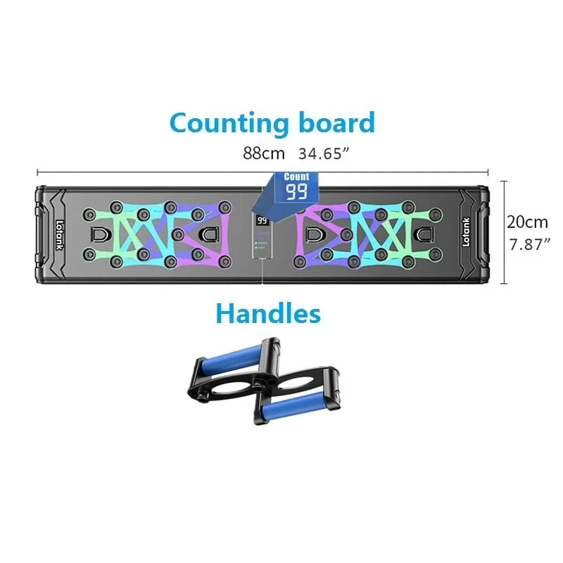 Counting Folding Push up Board Multifunctional Exercise Table Abdominal Muscle Enhancement Gym Sports Portable Fitness Equipment