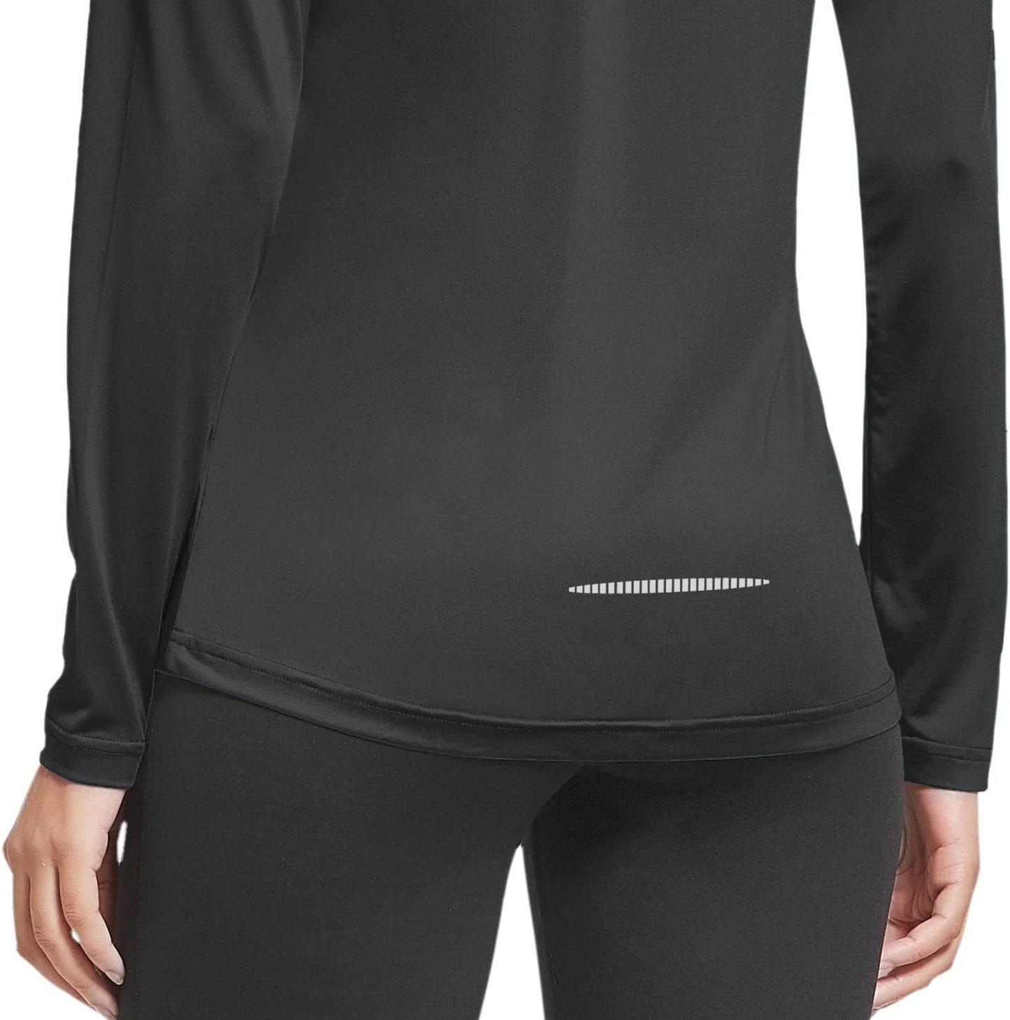 Women'S Long Sleeve Running Shirts Quick Dry Athletic Workout Tops